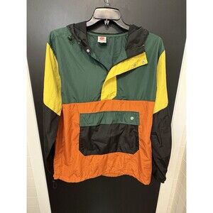 VINTAGE Elbowgrease Windbreaker Retro Multicolor Size Medium Fit